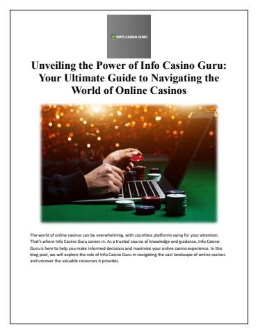 Casino Guru – The Ultimate Guide to The Online Casino World.